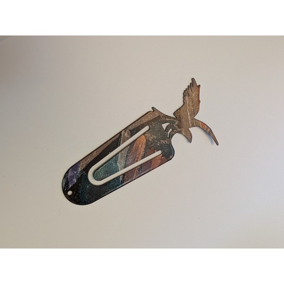 Metal Bookmark Eagle Design Unique Bookmark Gift for Readers Book Lovers - Picture 3 of 3